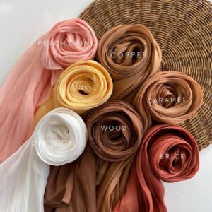 organza shimmer hijab